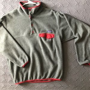 Grey Patagonia Synchilla Pull Over